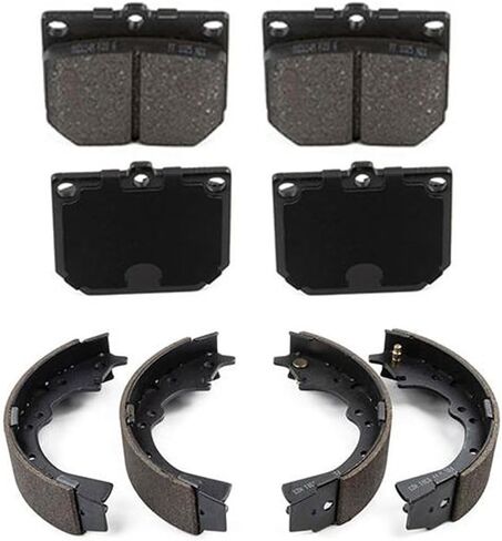 Front & Rear Disc Brake Pad Set Drum Brake Shoe Replacement for Toyota Pickup 2.2L 1979-1983, for Toyota Pickup 2.4L 1981-1983 in Saudi Arabia