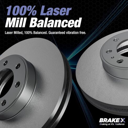 استبدال مجموعة دوارات الفرامل الأمامية X لسيارة HYUNDAI SONATA لعام 2009 | دوارات قرصية مطلية بـ GEOMET من إيجيس in Kuwait