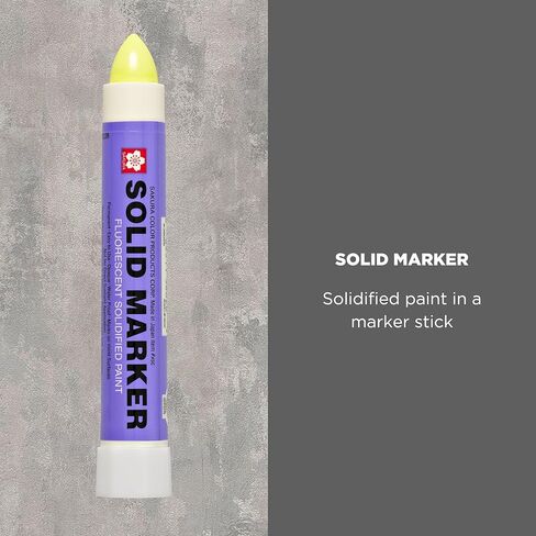 Sakura Solid Paint Markers - Permanent Marker Paint Pens - Window, Wood, & Glass Marker - Fluorescent Yellow Paint - 1 Pack in Kuwait