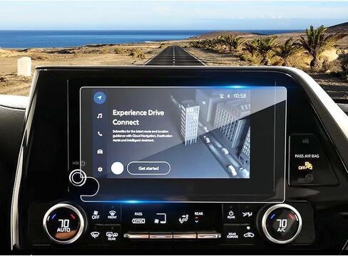 2023 2024 2025 Highlander/Highlander Hybrid Screen Protector for Toyota Highlander (L/LE/XLE/XSE) 8-inch Touch Screen, 9H Tempered Glass 2024 2025 Highlander Accessories HD Transparent 8" in Kuwait