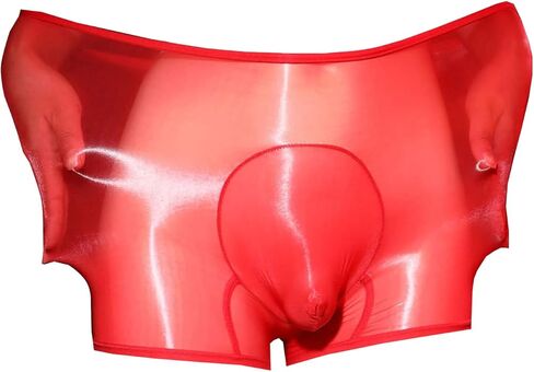 LESOYA الرجال مثير النايلون شير سراويل عالية المرونة منخفضة الارتفاع سراويل داخلية للرجال انظر من خلال شير بويشورت جذوع الملابس الداخلية in Kuwait