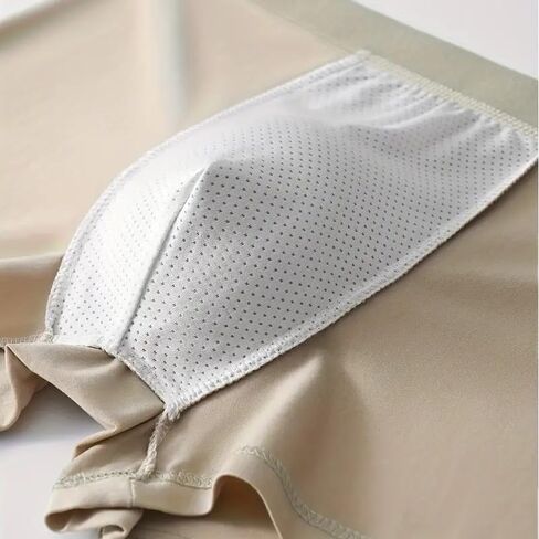 4pcs Set of Men's Boxer Briefs, Solid Color, Polyester Blend, High Stretch, Knit Fabric, Casual Wear in Saudi Arabia