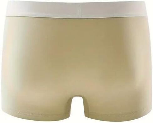 4pcs Set of Men's Boxer Briefs, Solid Color, Polyester Blend, High Stretch, Knit Fabric, Casual Wear in Saudi Arabia