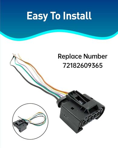 Connector Plug Fuel Pump Wiring Harness Fit for Dodge Challenger Charger Magnum Chrysler 300 2005-2023 Replace 72182609365 in Kuwait