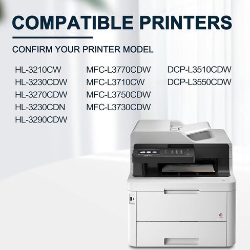 TN227 TN-227 High Yield Toner Cartridge Replacement for Brother TN227 TN223 for MFC-L3750CDW HL-L3210CW HL-L3290CD HL-L3230CDW MFC-L3710CW HL-L3270CDW (Cyan Magenta Yellow, 3 Pack) in Kuwait