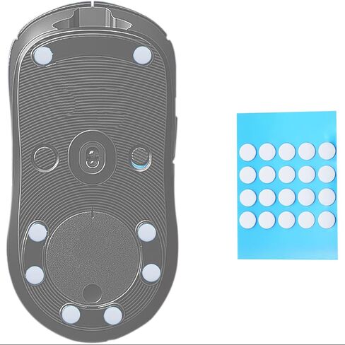 40 Dots Universal Dot Mouse Skates White Smooth Mouse Feets (7 mm) in Kuwait