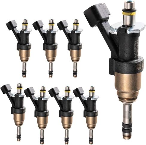 8PCS 12668393 Fuel Injectors For GMC Sierra 1500 Yukon XL 2014-2018 for Chevy Silverado 1500 2014-2018 Camaro 2016-2018 Corvette 2014-2018 for Cadillac Escalade V8 6.2L 6.6L 2014-2018 Replace 12709470 in Kuwait