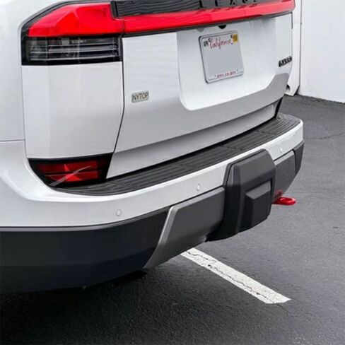 Heavy Duty Rear Tow Hooks Tow Hitch Fit for 2024–2025 Land Cruiser LC250, 2024-2025 Lexus GX550 & 2025 4Runner, Red Steel Rear Recovery Points, Off-Road Towing Accessories in Kuwait