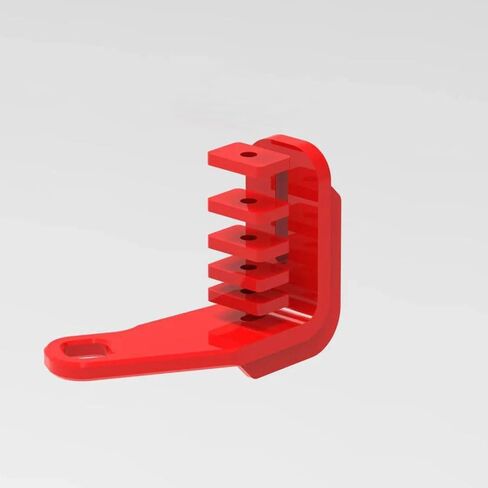 Heavy Duty Rear Tow Hooks Tow Hitch Fit for 2024–2025 Land Cruiser LC250, 2024-2025 Lexus GX550 & 2025 4Runner, Red Steel Rear Recovery Points, Off-Road Towing Accessories in Kuwait