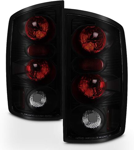 ACANII - For 2002-2006 Dodge Ram 1500 03-06 Ram 2500 3500 Black Smoked Tail Lights Brake Lamps Driver & Passenger Side in Kuwait