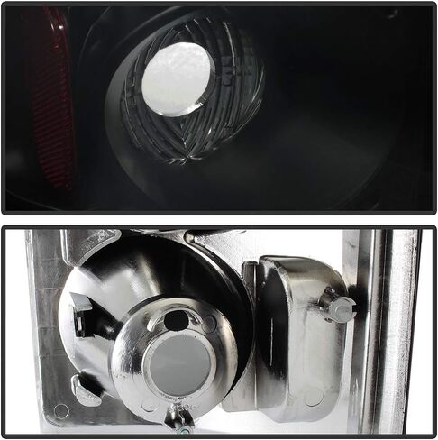 ACANII - For 2002-2006 Dodge Ram 1500 03-06 Ram 2500 3500 Black Smoked Tail Lights Brake Lamps Driver & Passenger Side in Kuwait