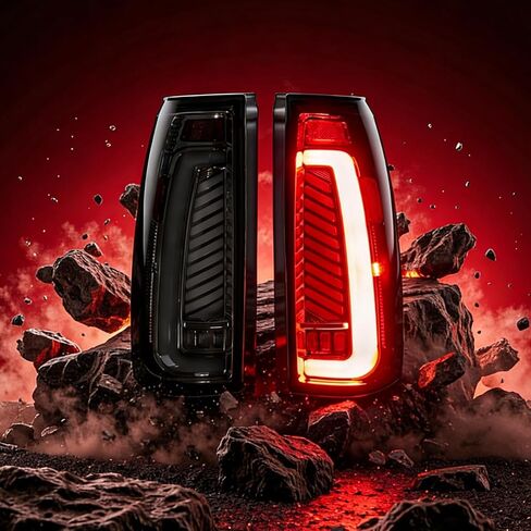 أضواء خلفية LED متتابعة كاملة تناسب 1988-1999 Chevy GMC C/K بيك اب شاحنة سيلفرادو تاهو سوبربان سييرا يوكون ديناميكية بدوره إشارة ضوء الفرامل عكس الضوء بدء مجموعة الضوء الخلفي المتحركة in Kuwait