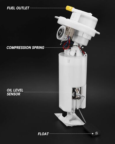 OKLPF Electric Fuel Pump Module Assembly Compatible With 2004 2005 2006 2007 Chrysler Town & Country Voyager,2004-2007 Dodge Caravan,Grand Caravan 2.4L 3.3L 3.8L Replace E7172M SP7172M in Kuwait