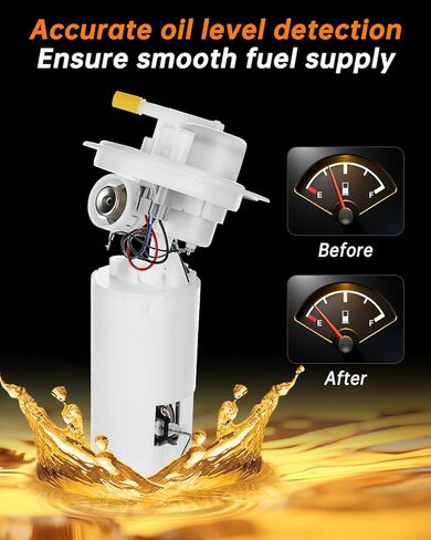 OKLPF Electric Fuel Pump Module Assembly Compatible With 2004 2005 2006 2007 Chrysler Town & Country Voyager,2004-2007 Dodge Caravan,Grand Caravan 2.4L 3.3L 3.8L Replace E7172M SP7172M in Kuwait