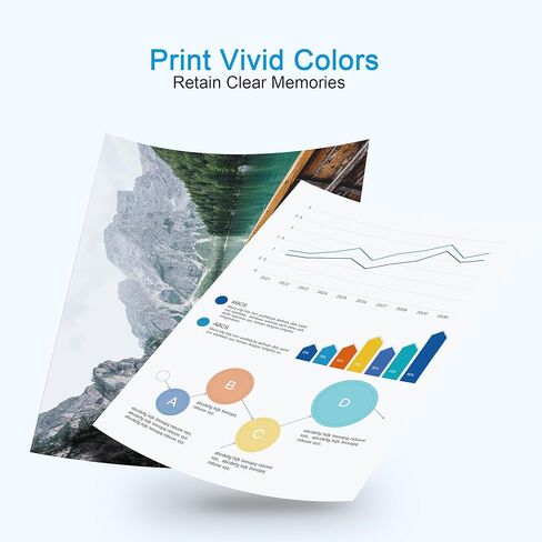 Wiseta 702XL 702 XL High Capacity Remanufactured for Epson 702XL Ink Cartridges Combo Pack 702XL T702XL 702 702 XL use with WF-3720 WF-3730 WF-3733 Printer (Black, Cyan, Magenta, Yellow, 4 Pack) in Kuwait