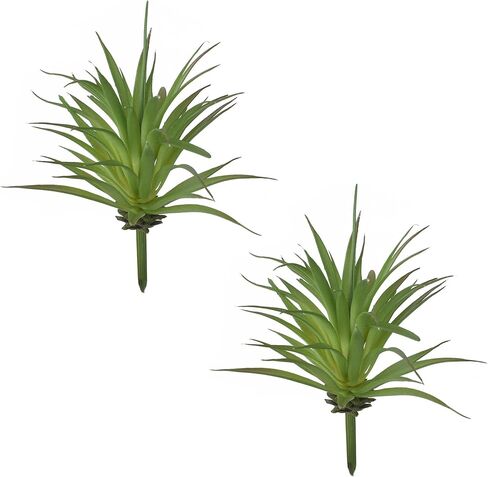 Artificial Succulents Plants 2PCS, Faux Succulents Unpotted Yucca Fake Succulent for Craft Lifelike Agave Plant Floral Decor for Greenhouse Party, Garden & Outdoor in Kuwait