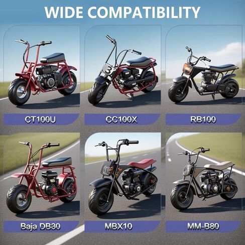 سرعة خلفية عالية عزم دوران خلفي 6 فتحات ضرس # 40 41 420 عجلة سلسلة للدراجة الصغيرة كولمان CT100U CC100X Mega Moto MMB80 105cc Motovox MBX10 Baja Doodle Bug DB30 RB100 B100 in Kuwait