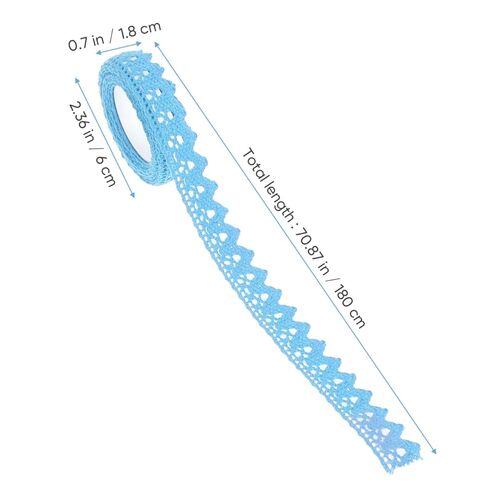 5 قطع من شريط الدانتيل ذاتي اللصق من BESPORTBLE، ملصقات زخرفة واشي قطنية مخفية بتصميم مجوف شريط دانتيل مزخرف للحرف اليدوية، سجل القصاصات، صناعة البطاقات، تزيين القرطاسية in Kuwait