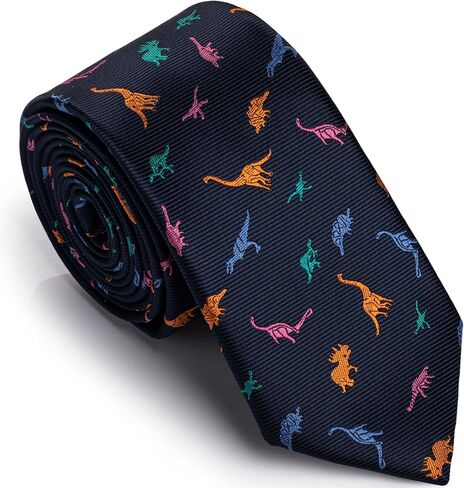 HAWSON Funny Ties for Men Novelty Bike Pattern Men's Ties for Holiday, Party, Birthday 58'' Length 2.5 Width Necktie Hand Made Skinny Neck Tie in Kuwait