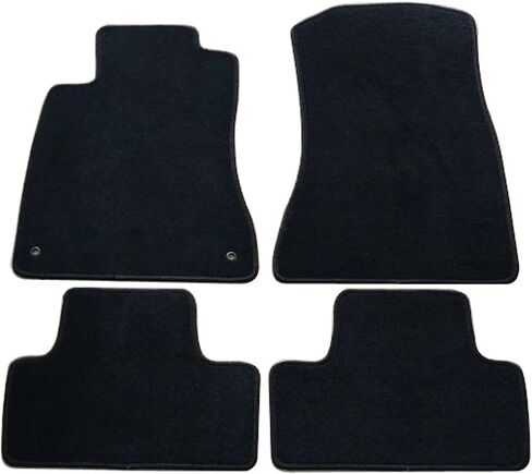 Floor Mats Compatible with 2006-2013 Lexus IS350 IS250 Factory, Factory Fitment Car Front & Rear Nylon Car Floor Carpets Carpet Liner by IKON MOTORSPORTS, 2007 2008 2009 2010 2011 in Saudi Arabia