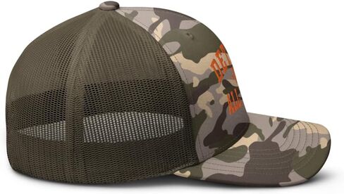 NG Camo Detroit vs All Yall Embroidered Curved Bill Camouflage Trucker Hat Low Crown Adjustable Snapback Cap in Saudi Arabia