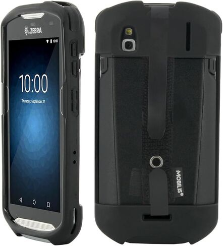 قضية Mobilis الوعرة لحمار وحشي TC51 TC52 TC56 TC57 مع قياسية ، وغطاء وقائي مقاوم للصدمات في الصف العسكري المتوافق مع إكسسوارات الشحن ، والمواد المعاد تدويرها ، والأسود in Kuwait