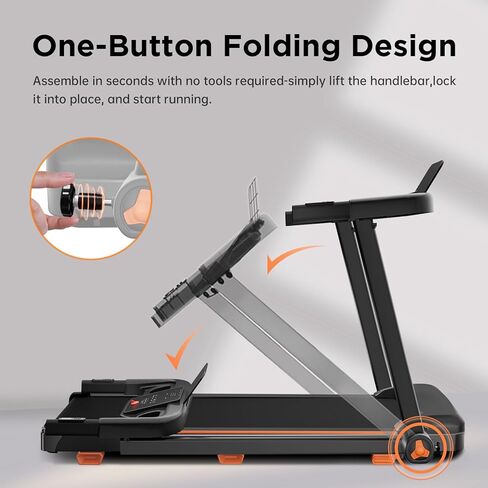 وسادة المشي مع ميل، وسادة المشي، جهاز مشي تحت المكتب، جهاز مشي للمشي والركض، جهاز مشي صغير الحجم بقوة 2.5 حصان للمكتب المنزلي مع جهاز تحكم عن بعد، 280 رطل، شاشة LED in Kuwait