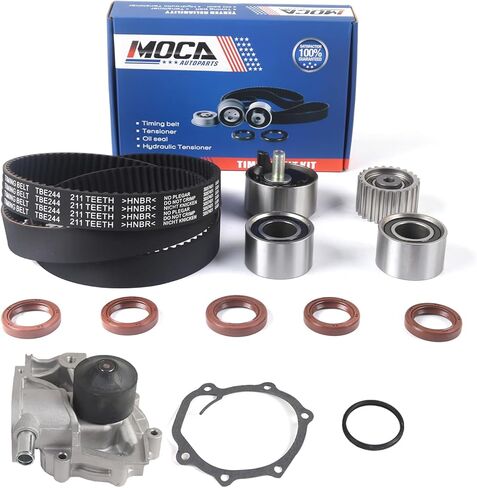 MOCA مؤقت اشتعال عدة ومجموعة مضخة مياه تناسب 90-97 لسوبارو ليجاسي 2.2L و 93-97 لسوبارو امبريزا 1.8L و 95-97 لسوبارو امبريزا 2.2L H4 SOHC in Saudi Arabia
