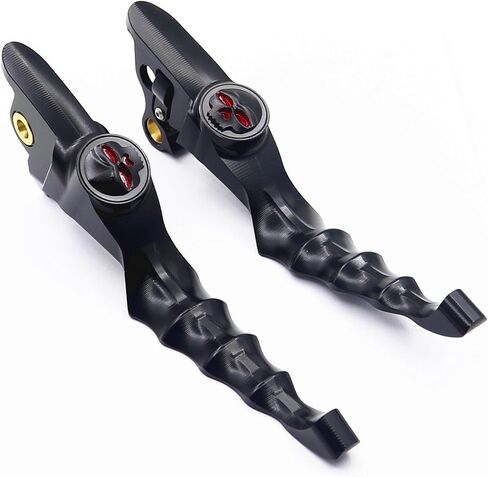 زوج واحد من أذرع فرامل CNC متوافقة مع موديلات Harley Touring وTrike 2008-2013 Road King 2008-2016 (كروم) in Kuwait