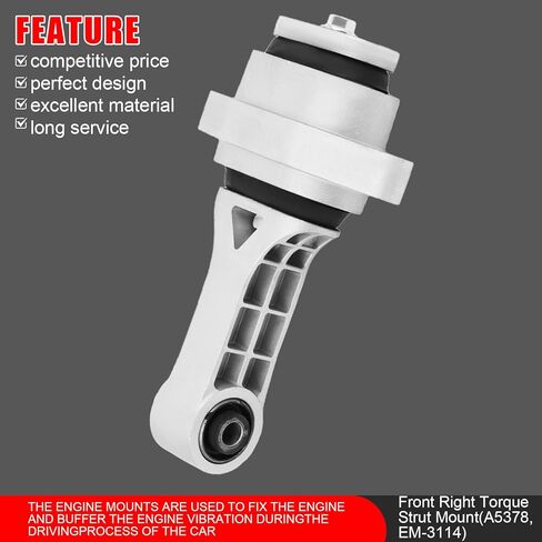 3Pcs Engine Motor Mounts & Trans Mount for Chevrolet Aveo 2004-2011 ,Aveo5 L4 1.6L 2006-2011 ,for Pontiac G3 2007-2010 ,Wave 2005-2008,Wave5 2005-2007 L4 1.6L Manual Replace A5378 A5350HY A5351 in Kuwait