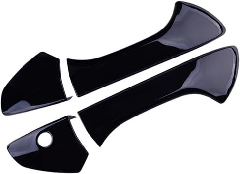 4Pcs Glossy Black Exterior Door Handle Cover Trim Compatible for Honda Accord Coupe 2008-2012 in Kuwait