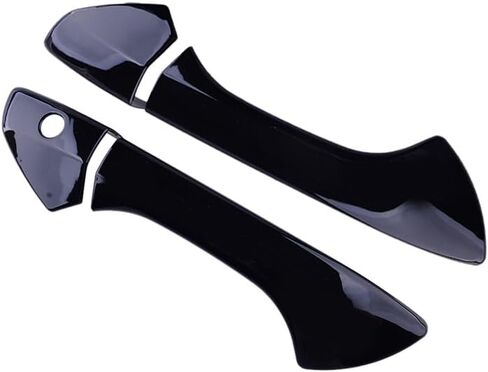 4Pcs Glossy Black Exterior Door Handle Cover Trim Compatible for Honda Accord Coupe 2008-2012 in Kuwait