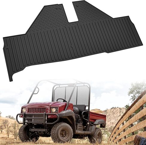 سجادة أرضية SAUTVS TPE لـ Kawasaki Mule، بطانة أرضية مطاطية للصف الأمامي من جميع الأحوال الجوية للحماية من الطقس لـ Kawasaki Mule 3010 4000 4010 2005-2025 (قطعة واحدة، استبدال #KAFT4-013) in Saudi Arabia