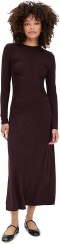 Vince Women's Crew Curved Seam Rouched Dress in Kuwait