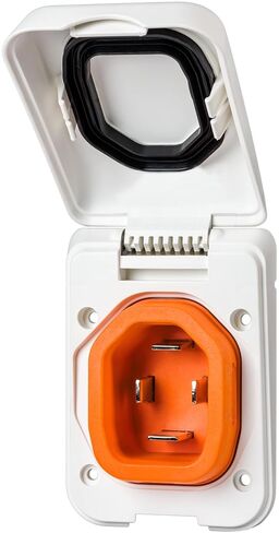 SmartPlug 50 AMP مدخل وموصل سلك أنثى - أبيض in Kuwait