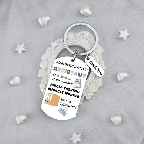 Administrative Professional Day Gifts Administrative Assistant Gifts Assistant Keychain Secretary Gift for Women Appreciation Gift for Coworkers Employee Admin Present for Professionals Admin Keyring in Kuwait