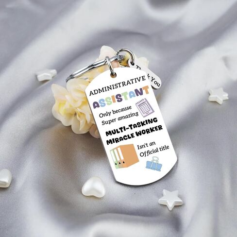Administrative Professional Day Gifts Administrative Assistant Gifts Assistant Keychain Secretary Gift for Women Appreciation Gift for Coworkers Employee Admin Present for Professionals Admin Keyring in Kuwait