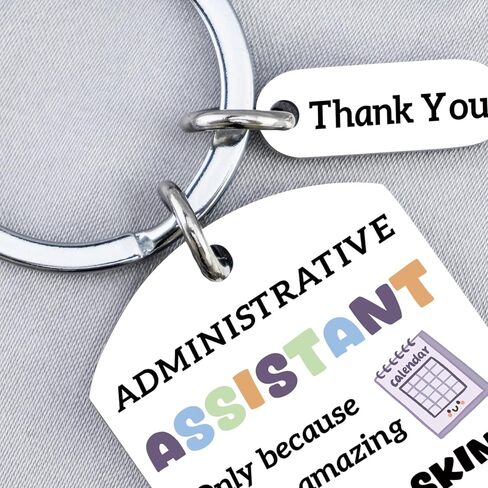 Administrative Professional Day Gifts Administrative Assistant Gifts Assistant Keychain Secretary Gift for Women Appreciation Gift for Coworkers Employee Admin Present for Professionals Admin Keyring in Kuwait