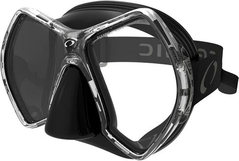 Oceanic Aeris Cyanea Silicone Scuba Diving Mask - Clear Frame - Sea Foam Accent in Kuwait