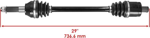 Caltric Front Left Or Right CV Axle Compatible with Polaris Big Boss 350L 1993 / Trail Boss 250 1991-1992 1380052 in Saudi Arabia