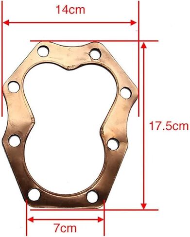 2pcs for K750 Head Pure Copper Gaskets M1/M72/R71 Suit for Bavarian Motor Parts in Kuwait