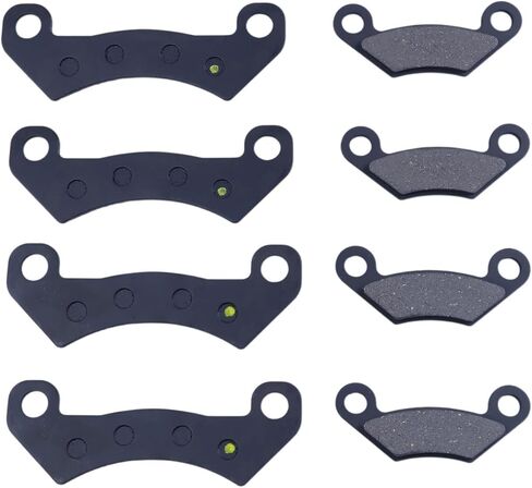 8Pcs Front & Rear Brake Pads AM140607 AM141182 Compatible with John Deere Gator XUV 625i 825i 825E 825M 855D 855E 855M S4 2011-2022 in Saudi Arabia