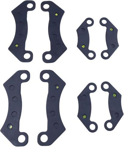 8Pcs Front & Rear Brake Pads AM140607 AM141182 Compatible with John Deere Gator XUV 625i 825i 825E 825M 855D 855E 855M S4 2011-2022 in Saudi Arabia