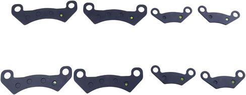 8Pcs Front & Rear Brake Pads AM140607 AM141182 Compatible with John Deere Gator XUV 625i 825i 825E 825M 855D 855E 855M S4 2011-2022 in Saudi Arabia