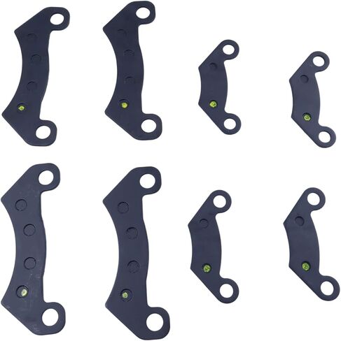 8Pcs Front & Rear Brake Pads AM140607 AM141182 Compatible with John Deere Gator XUV 625i 825i 825E 825M 855D 855E 855M S4 2011-2022 in Saudi Arabia