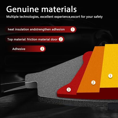 Ceramic Brake Pads Front and Rear Fit for Ford Ranger 2010-2011,Mazda B2300/B4000 2010 with Hardware Kits in Kuwait