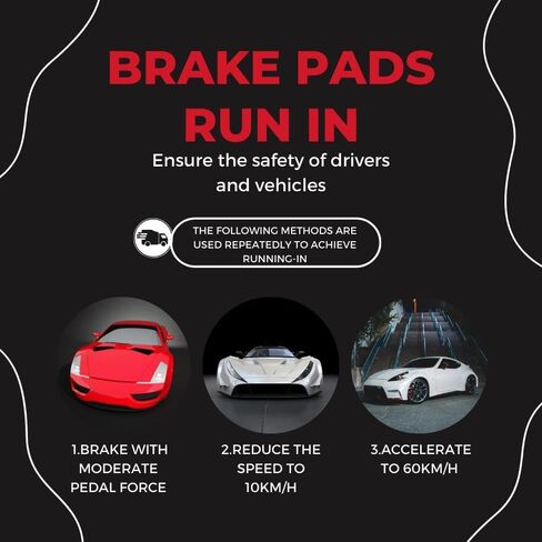 Ceramic Brake Pads Front and Rear Fit for Ford Ranger 2010-2011,Mazda B2300/B4000 2010 with Hardware Kits in Kuwait