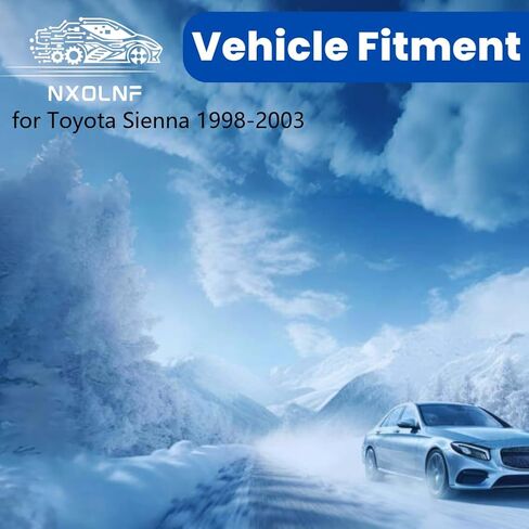 8 قطعة منصات الفرامل الأمامية والأحذية الخلفية مجموعة استبدال السيارات لتويوتا سيينا 3.0L 1998 1999 2000 2001 2002 2003 in Kuwait