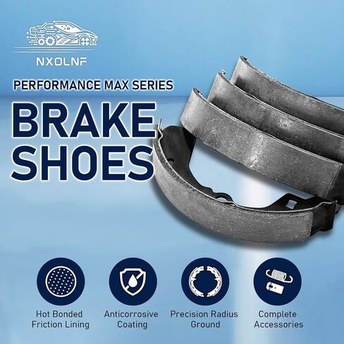 8 قطعة منصات الفرامل الأمامية والأحذية الخلفية مجموعة استبدال السيارات لتويوتا سيينا 3.0L 1998 1999 2000 2001 2002 2003 in Kuwait