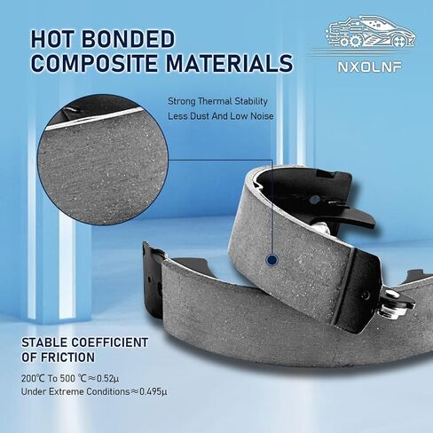 8 قطعة منصات الفرامل الأمامية والأحذية الخلفية مجموعة استبدال السيارات لتويوتا سيينا 3.0L 1998 1999 2000 2001 2002 2003 in Kuwait